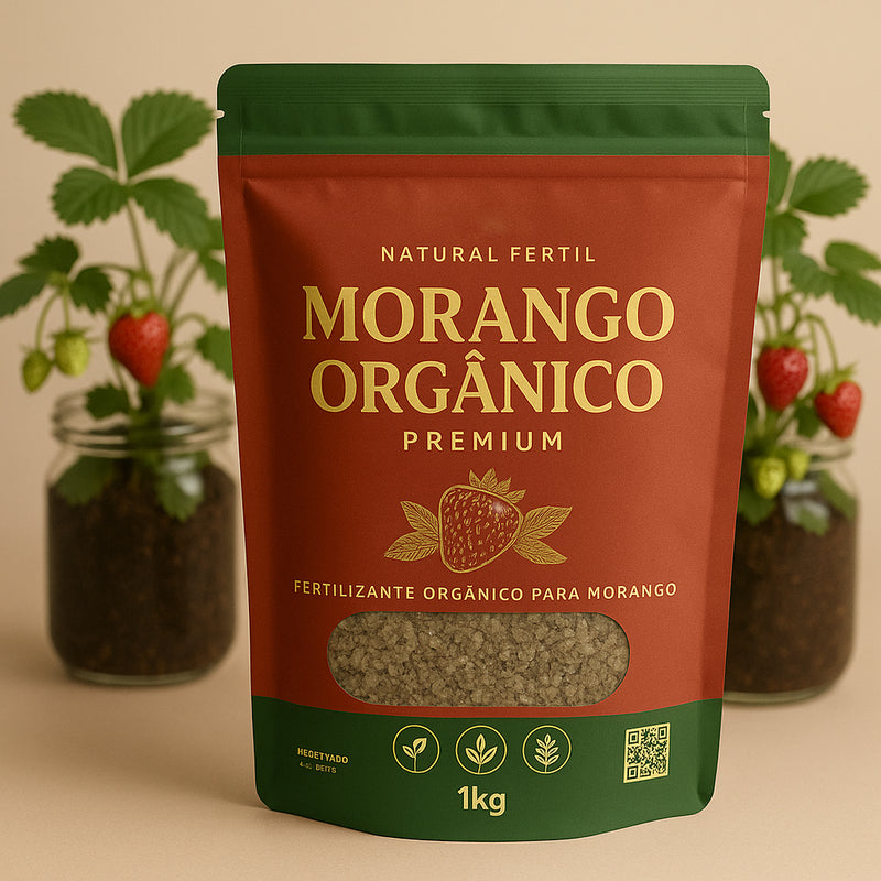 Fertilizante para Morango orgânico frutos rápido