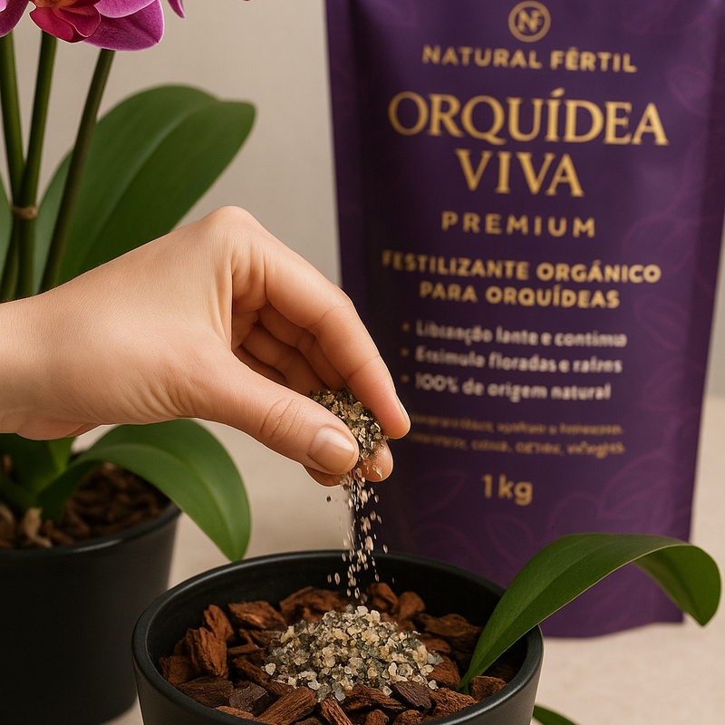 Orquídea Viva Premium - Fertilizante orgânico
