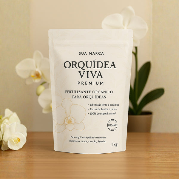 Orquídea Viva Premium - Fertilizante orgânico Whith