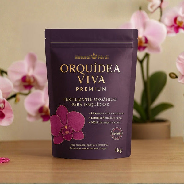 Orquídea Viva Premium - Fertilizante orgânico